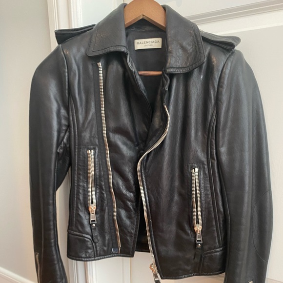 balenciaga moto jacket